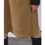 スエードライクVネックジャンドレ【洗濯機OK】 | OPAQUE.CLIP | 詳細画像16 