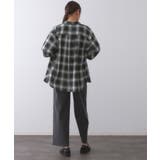 オンブレチェックシャツ【洗濯機洗い可】 | OPAQUE.CLIP | 詳細画像3 