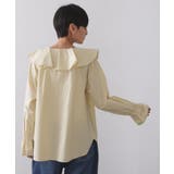 ラッフルフリルブラウス【洗濯機OK】 | OPAQUE.CLIP | 詳細画像15 