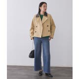 ショートトレンチコート【洗える】 | OPAQUE.CLIP | 詳細画像4 