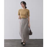 ケーブルハーフスリーブニット【UVケア/洗濯機OK】《6col/S～LL》 | OPAQUE.CLIP | 詳細画像61 