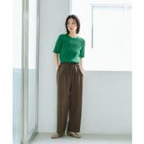 ケーブルハーフスリーブニット【UVケア/洗濯機OK】《6col/S～LL》 | OPAQUE.CLIP | 詳細画像53 