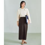 ケーブルハーフスリーブニット【UVケア/洗濯機OK】《6col/S～LL》 | OPAQUE.CLIP | 詳細画像41 