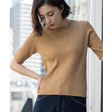 ケーブルハーフスリーブニット【UVケア/洗濯機OK】《6col/S～LL》 | OPAQUE.CLIP | 詳細画像24 