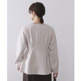 ペプラムカーディガン【UVケア/洗濯機OK】 | OPAQUE.CLIP | 詳細画像1 