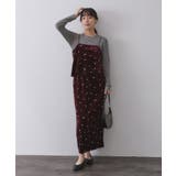 ベロアナロースカート/セットアップ対応可【洗濯機OK】 | OPAQUE.CLIP | 詳細画像8 