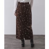 ベロアナロースカート/セットアップ対応可【洗濯機OK】 | OPAQUE.CLIP | 詳細画像21 