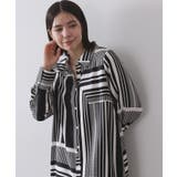 ブラック(119) | ジオメトリック柄ワンピース | OPAQUE.CLIP