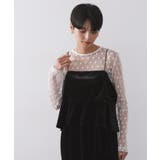 ブラック(019) | ベロアキャミ/セットアップ対応可【洗濯機OK】 | OPAQUE.CLIP