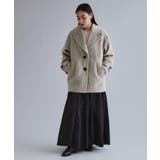 【es】《Mapel／マペル》シャギーミドルコート | OPAQUE.CLIP | 詳細画像6 