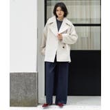 カシミヤブレンドウールミドルピーコート | OPAQUE.CLIP | 詳細画像11 