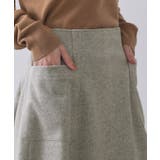 ウールライクフレアスカート【洗濯機OK】 | OPAQUE.CLIP | 詳細画像36