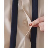 バイカラーボウタイブラウス【洗濯機OK】 | OPAQUE.CLIP | 詳細画像18