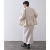 ウールライクペプラムドッキングアウター【洗濯機洗い可】 | OPAQUE.CLIP | 詳細画像12 