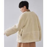 フェイクボア切替ショートコート | OPAQUE.CLIP | 詳細画像5