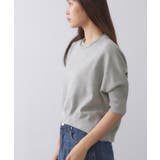 スウェットライクドルマンスリーブニット【洗濯機洗い可】 | OPAQUE.CLIP | 詳細画像1 