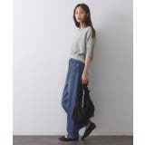 スウェットライクドルマンスリーブニット【洗濯機洗い可】 | OPAQUE.CLIP | 詳細画像3 