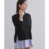 《ツインセット》リラクシーサイドスリットニット×ドッキングタンク【洗濯機洗い可】 | OPAQUE.CLIP | 詳細画像45 