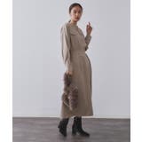 ウールライクフィット&フレアワンピース【洗濯機OK】 | OPAQUE.CLIP | 詳細画像17