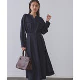 ウールライクフィット&フレアワンピース【洗濯機OK】 | OPAQUE.CLIP | 詳細画像25