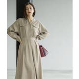 ウールライクフィット&フレアワンピース【洗濯機OK】 | OPAQUE.CLIP | 詳細画像1