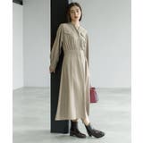 ウールライクフィット&フレアワンピース【洗濯機OK】 | OPAQUE.CLIP | 詳細画像2