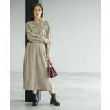 ウールライクフィット&フレアワンピース【洗濯機OK】 | OPAQUE.CLIP | 詳細画像3