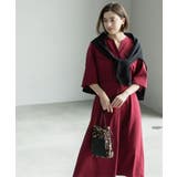 ウールライクフィット&フレアワンピース【洗濯機OK】 | OPAQUE.CLIP | 詳細画像7