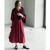 ウールライクフィット&フレアワンピース【洗濯機OK】 | OPAQUE.CLIP | 詳細画像8