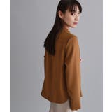 【es】ブザム切替バンドカラーシャツブラウス【洗濯機OK 防シワ UVケア | OPAQUE.CLIP | 詳細画像9 