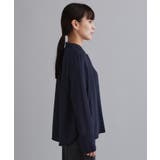 【es】ブザム切替バンドカラーシャツブラウス【洗濯機OK 防シワ UVケア | OPAQUE.CLIP | 詳細画像23 