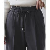 ピンストライプイージーワイドパンツ【吸湿発熱/ストレッチ/洗濯機OK】 | OPAQUE.CLIP | 詳細画像13 