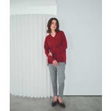 裏起毛ハイストレッチイージーテーパードパンツ【洗濯機OK】 | OPAQUE.CLIP | 詳細画像40 