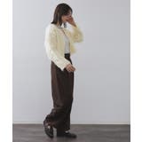 ループヤーンニットカーディガン | OPAQUE.CLIP | 詳細画像3