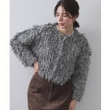 ブラック(419) | ループヤーンニットカーディガン | OPAQUE.CLIP