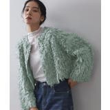 ミントグリーン(421) | ループヤーンニットカーディガン | OPAQUE.CLIP