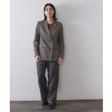 グレンチェックダブルジャケット/セットアップ対応可【洗える】 | OPAQUE.CLIP | 詳細画像11