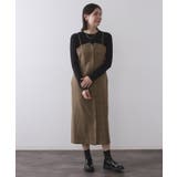 グレンチェックキャミワンピース/セットアップ対応可【洗濯機OK】 | OPAQUE.CLIP | 詳細画像7