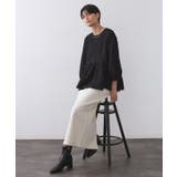 ふくれジャカードペプラムブラウス【洗濯機OK】 | OPAQUE.CLIP | 詳細画像7