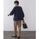 ふくれジャカードペプラムブラウス【洗濯機OK】 | OPAQUE.CLIP | 詳細画像3