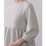 ふくれジャカードペプラムブラウス【洗濯機OK】 | OPAQUE.CLIP | 詳細画像18