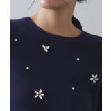 ビジューニットトップス【洗える】 | OPAQUE.CLIP | 詳細画像16