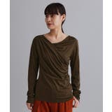 【es】アシメドレープカットソー【洗濯機OK】 | OPAQUE.CLIP | 詳細画像9 