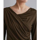 【es】アシメドレープカットソー【洗濯機OK】 | OPAQUE.CLIP | 詳細画像12 