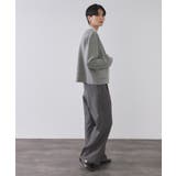 スナップボタン ダブルフェイス配色ニットカーディガン【洗濯機OK】 | OPAQUE.CLIP | 詳細画像11