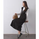 配色ステッチジャンスカ【洗濯機洗い可】 | OPAQUE.CLIP | 詳細画像3 