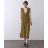 配色ステッチジャンスカ【洗濯機洗い可】 | OPAQUE.CLIP | 詳細画像6 