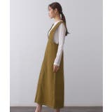 配色ステッチジャンスカ【洗濯機洗い可】 | OPAQUE.CLIP | 詳細画像10 