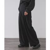 タックデザインワイドパンツ【洗濯機OK】 | OPAQUE.CLIP | 詳細画像1 