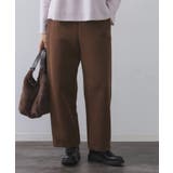 ブラウン(044) | イージーカーブワイドパンツ【洗濯機OK】 | OPAQUE.CLIP